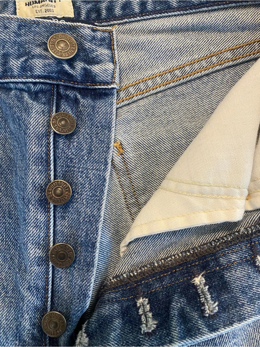 Aritzia Citizens of Humanity Premium Vintage Charlotte High Rise Straight SZ 24 - Picture 13 of 16